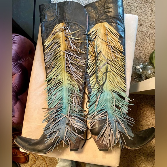 Junk Gypsy knee high boots - Picture 1 of 7